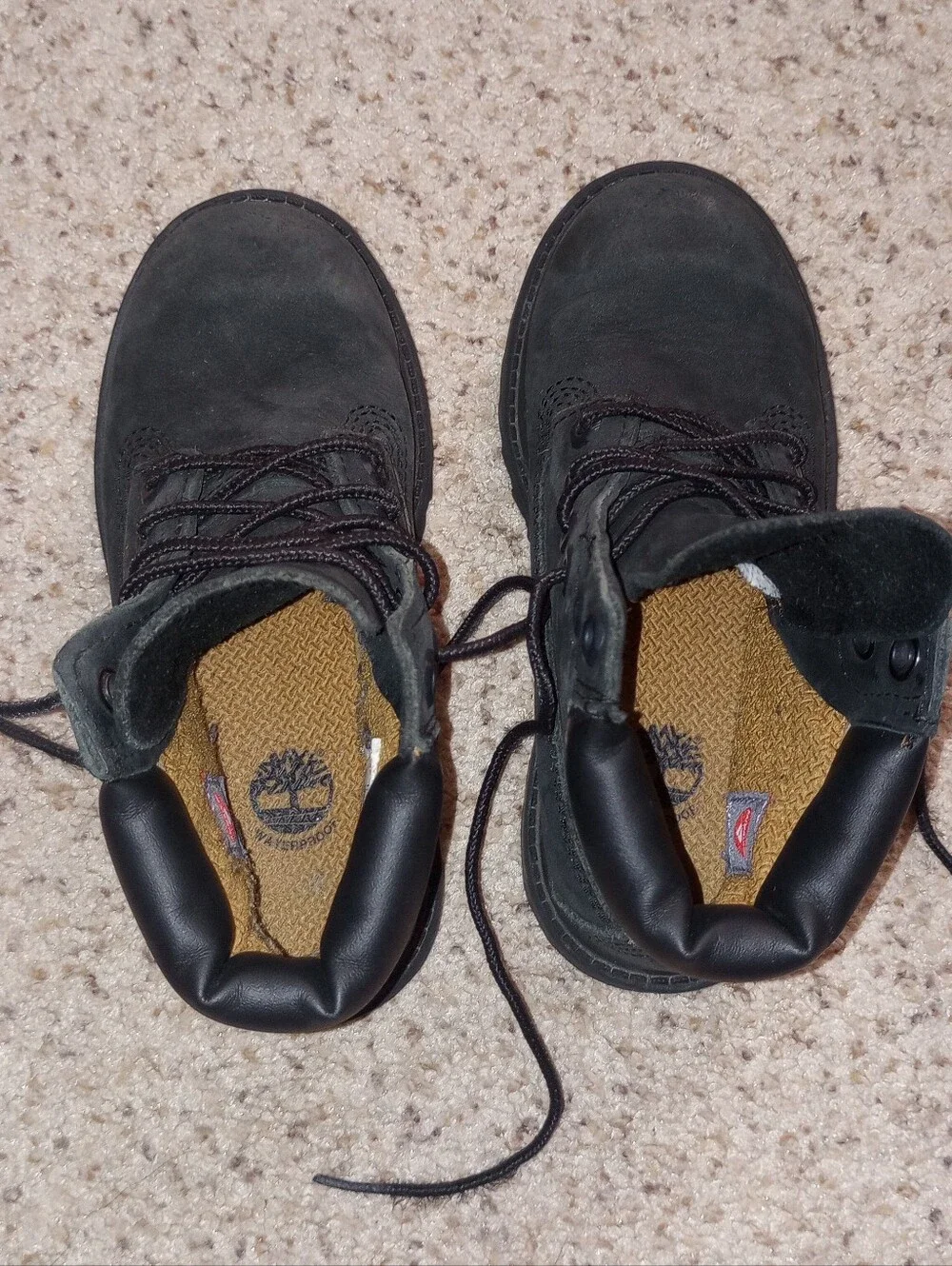 Timberland Black Kids Boots Size 11